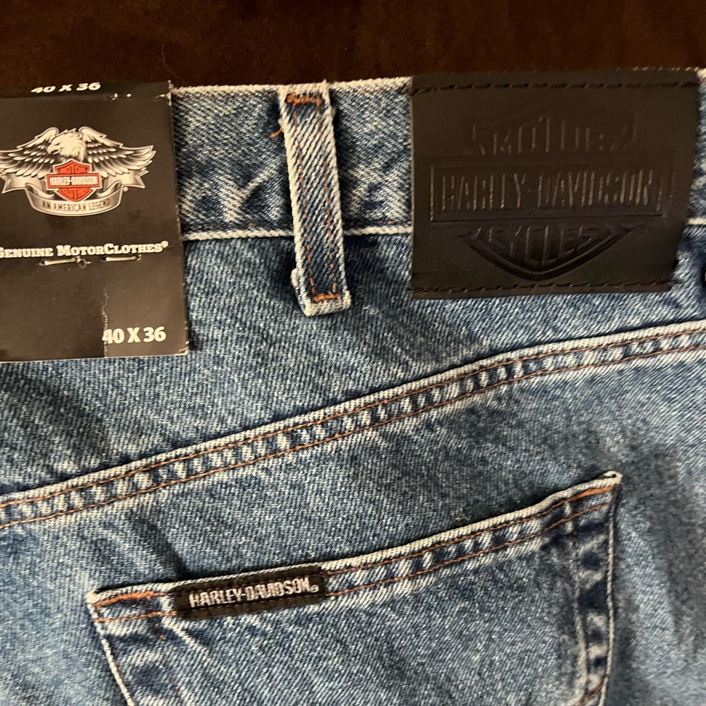 HARLEY DAVIDSON Traditional style jeans. 40X36. NWT